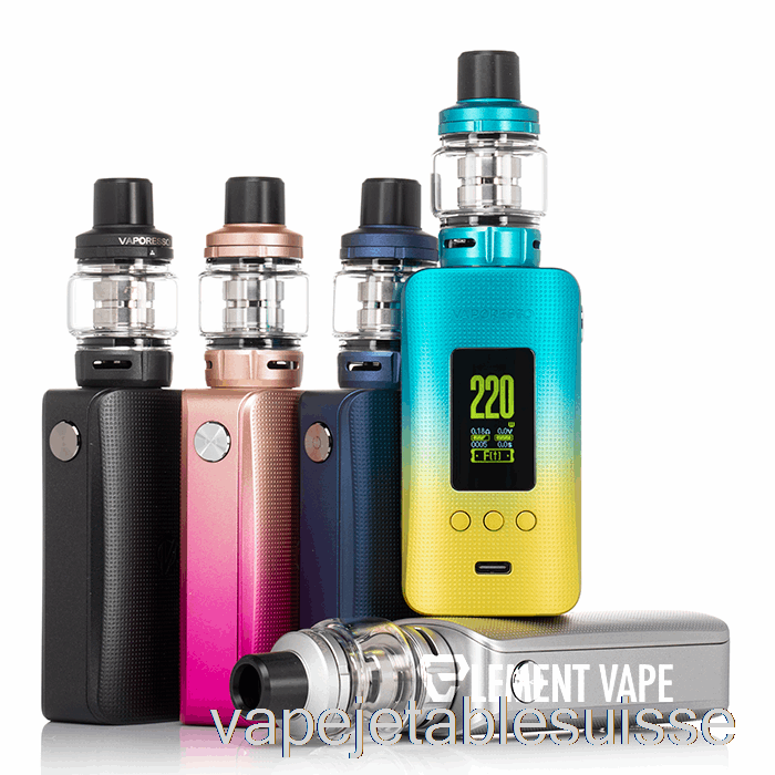 Vape Suisse Vaporesso Gen 200 220w Kit De Démarrage Noir